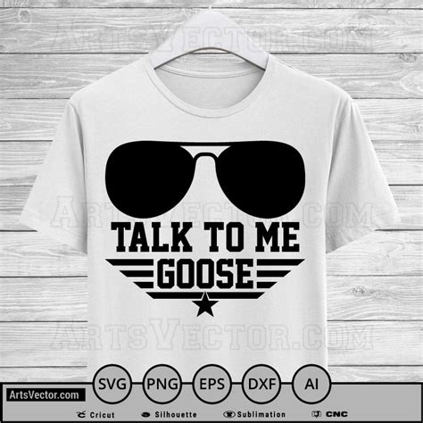 Talk To Me Goose Svg Png Eps Dxf Ai Arts Vector