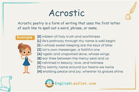 What Are Some Examples Of Acrostic Poems At Loretta Bennett Blog