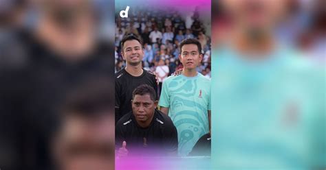 Diajak Raffi Ahmad Tanding Bola Gibran Melipir Ke Rumah Warga