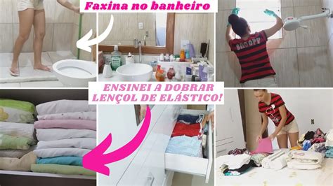 Dia De Faxina No Banheiro Organizei As Roupas No Guarda Roupa Como