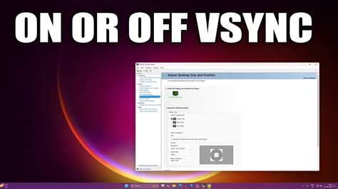 How To Enable Or Disable Vsync On Windows 11 Youtube