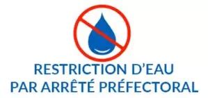 Arrêté préfectoral portant restrictions provisoires des usages de l eau