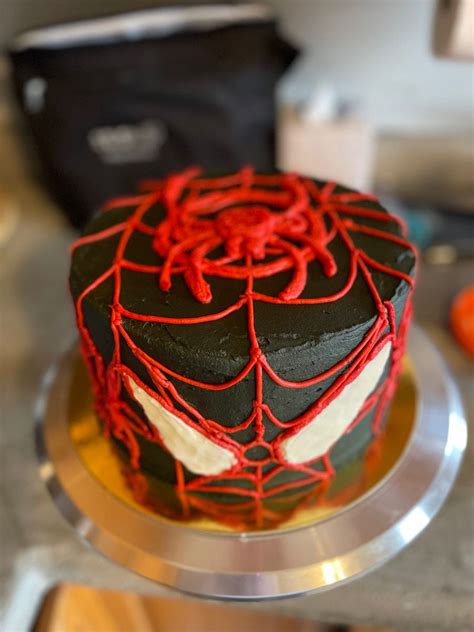 Spiderman Cake Cakes For Men Buttercream Frosting Jensen Jared