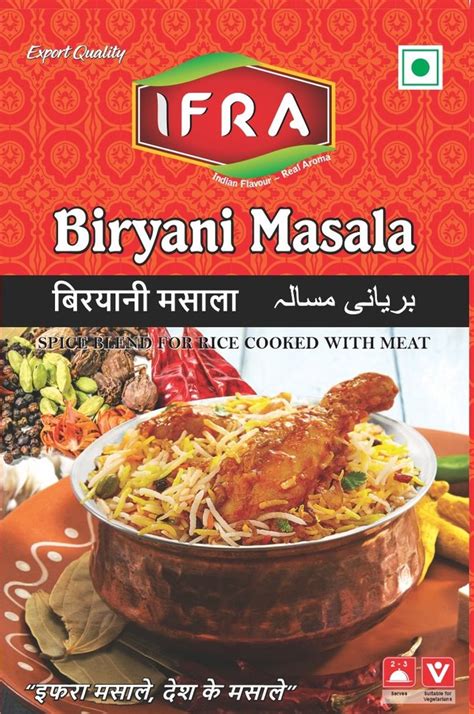 IFRA Biryani Masala 100g Packaging Type Box At Rs 70 Box In Ghaziabad