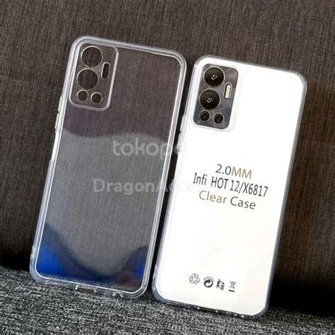 Jual Casing Infinix Hot Softcase Silikon Bening Jelly Case Clear HD TPU Jakarta Utara