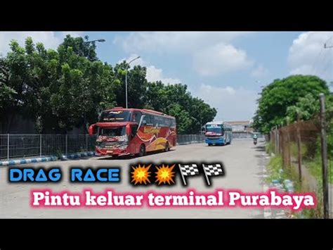 Situasi Terkini Jalur Balap Pintu Keluar Terminal Purabaya Bungurasih