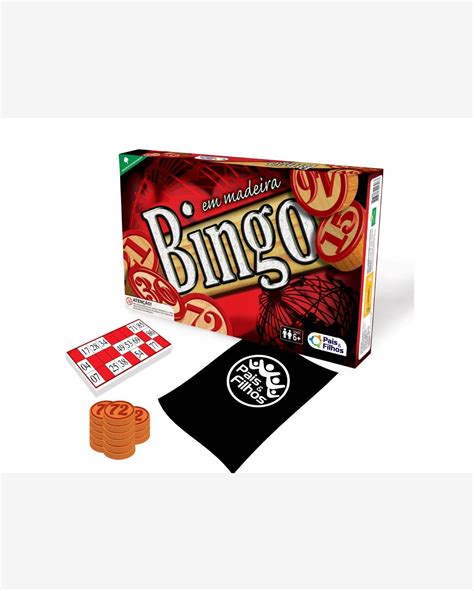 Riachuelo Jogo Bingo Em Madeira Pais Filhos