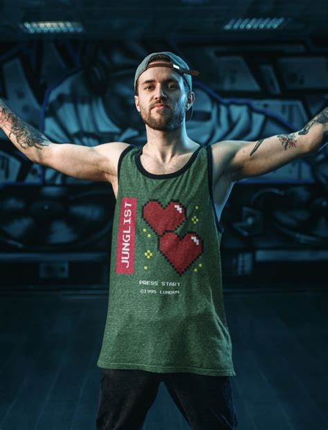 Junglist DnB Vest Mens Tops Fashion Vest