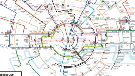 Viral Circular Tube Map Contains A Surprising Optical Illusion