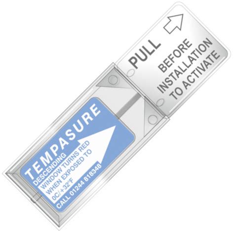 TMPSR-MNS20 термоиндикаторная наклейка Tempasure -20 C уп/100 Hallcrest ...