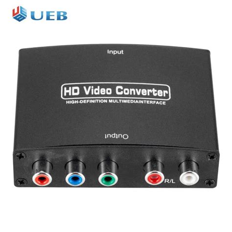 HDMI Compatible To YPBPR Component Converter 1080P Video R L Audio