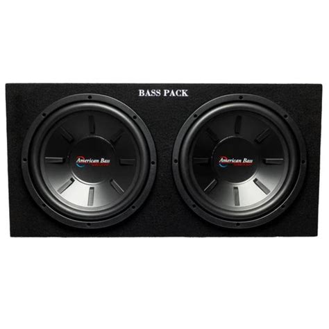 American Bass 12" 1200 Watt Max Subwoofer & Amplifier Bass Pack With 40Hz-400Hz - Walmart.com