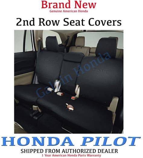 Oem Honda Pilot 2nd Row Seat Cover For Lx Ex Models 2016 2022 08p32 Tg7 110a Ebay