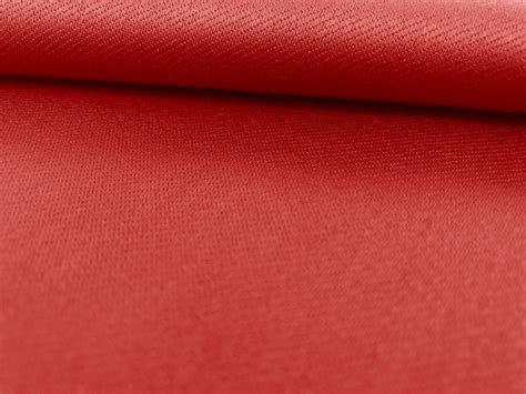 Italian Wool Satin Faille In Rosso Scuro Bandj Fabrics