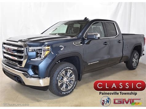 2019 Dark Sky Metallic Gmc Sierra 1500 Sle Double Cab 4wd 131125573