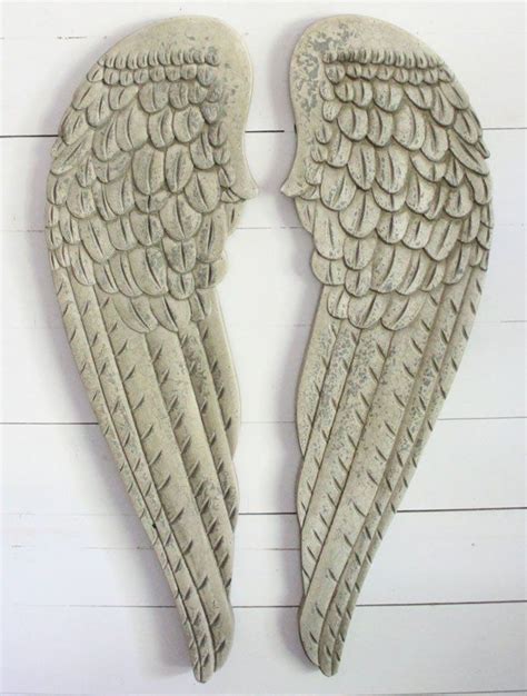 Wooden Angel Wings Wall Decor Set Of 2