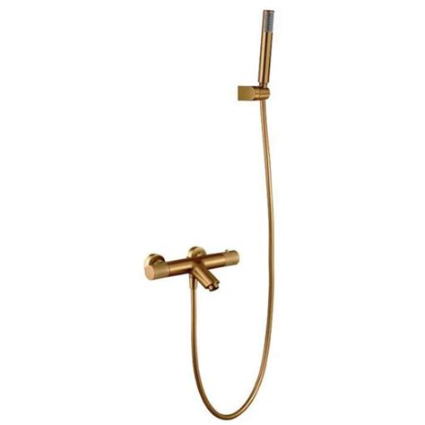 Grifo De Bañera Termostático Oro Cepillado Line Imex Btd038 4oc Marca