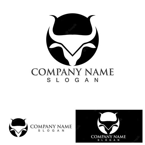 Premium Vector Cow Logo Template Vector Icon