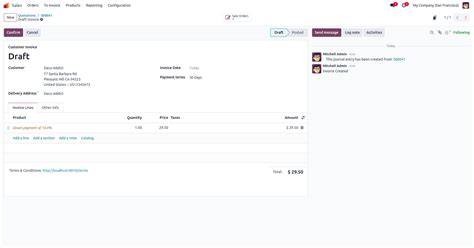 How To Configure Invoicing Policies In Odoo