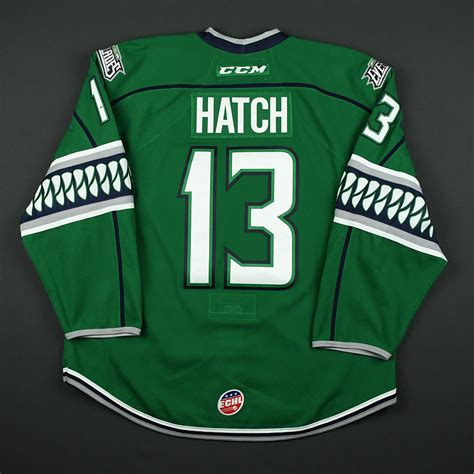 Lot Detail - Matt Hatch - Florida Everblades - Game-Worn Jersey - 2016 ...