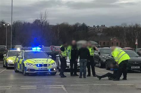 Man Arrested After Police Chase Ends In Crash Near Tameside Supermarket