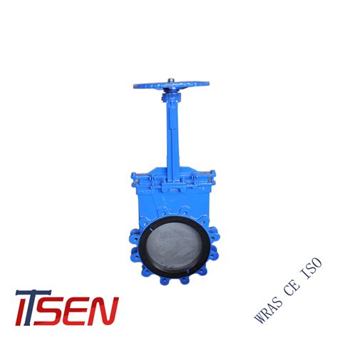 Ductile Iron Bi Directional Resilient Seated Lug Type Knife Gate Valve