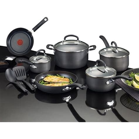 T Fal E765sc64 Ultimate Hard Anodized 12 Piece Cookware Set