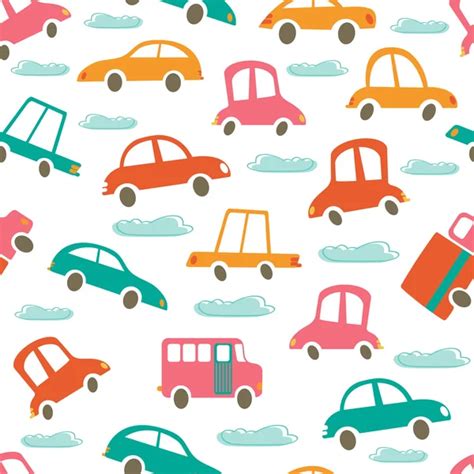 Seamless Car Pattern Stock Vector Image By ©mocoo2003 8036547