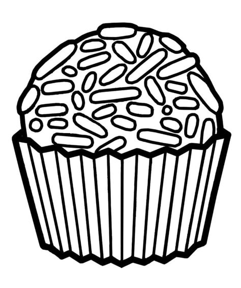 Desenhos De Brigadeiro Brasil Doces Para Colorir E Imprimir