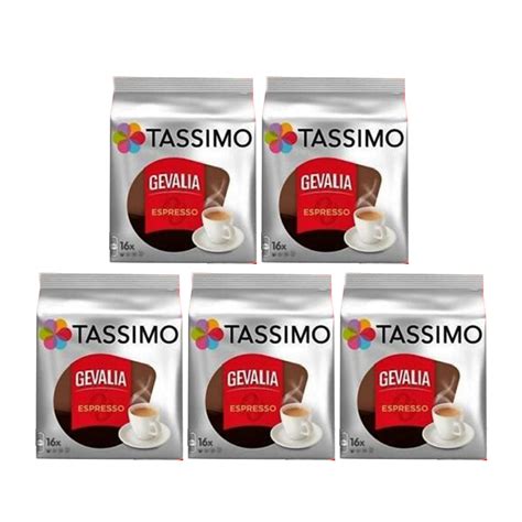 Tassimo T Discs Gevalia Espresso Classico Case Of 5 Packets