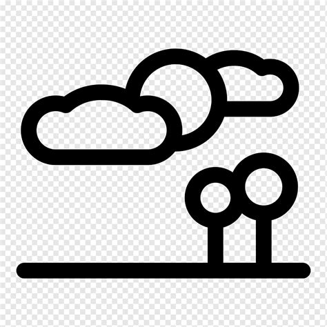 Nublado nube clima pronóstico lluvia icono de paisaje png PNGWing