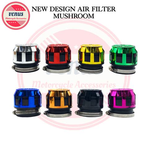 47racing Motorcycle 1pc New Design Air Filter Cleaner Mushroom Type