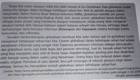 Soal Kata Baku Dan Mencari Informasi Dalam Teks Rumah Pendidikan