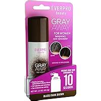 Amazon Everpro Gray Away Temporary Root Concealer Black Dark