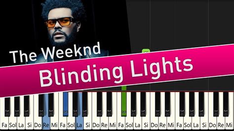 The Weeknd Blinding Lights Akorlu Kolay Piyano YouTube