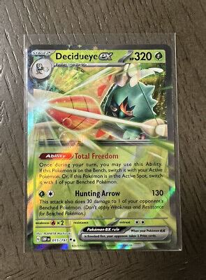 Decidueye Ex Ultra Double Rare Sv Obsidian Flames