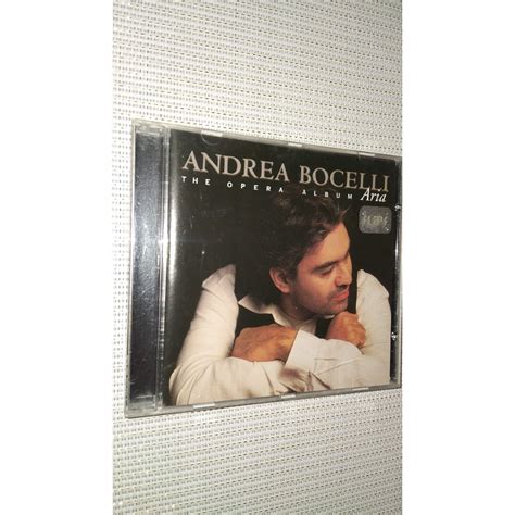 Cd Andrea Bocelli Aria The Opera Album Shopee Brasil