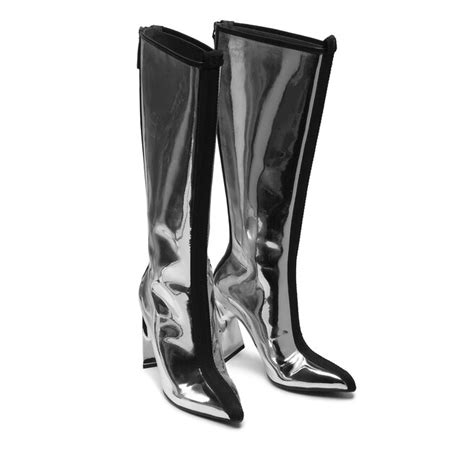 Stiefel United Nude Lucid Molten Hi 1058514113 Silver Eschuhe De