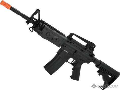 Cyma Full Metal M Ris Carbine Airsoft Aeg Rifle W Peq Box Lipo