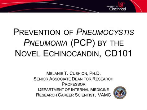 Pdf Prevention Of Pneumocystis Pneumonia Pcp By The N