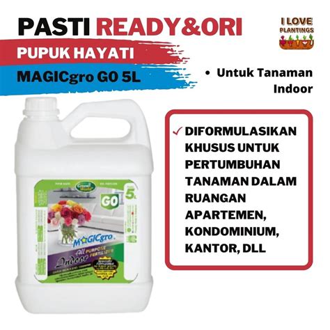 Jual Pupuk Organik Magicgro G L Pupuk Untuk Segala Jenih Tanaman