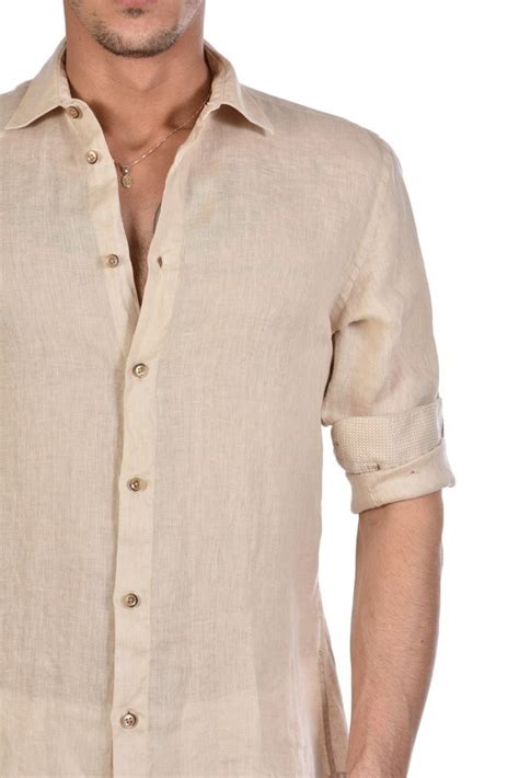 CAMICIA Lino Beige XAGON MAN LA MATTA Abbigliamento Shop