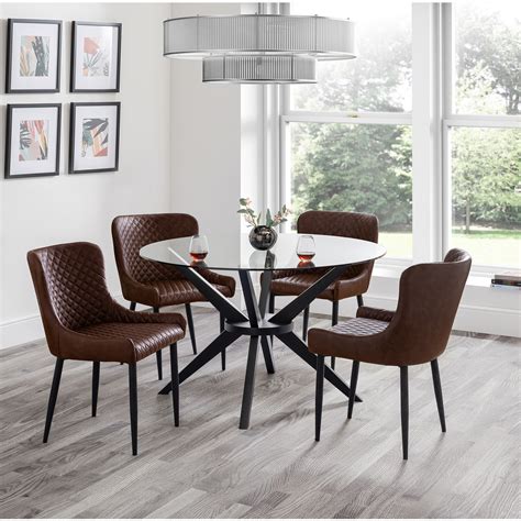 Hayden Dining Table And Luxe Chairs Set