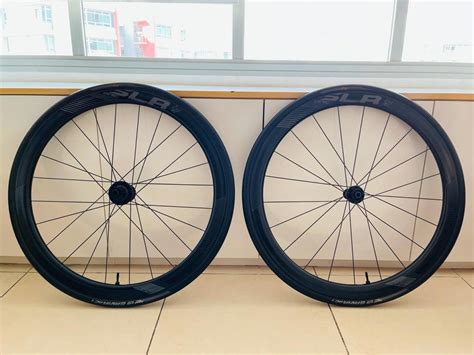 Giant SLR1 42mm Tubeless Disk Wheel Set Sports Equipment Bicycles