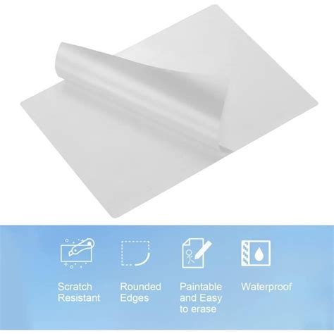 Feuille De Protection De Sachets De Film De Plastification A4 3 1mil