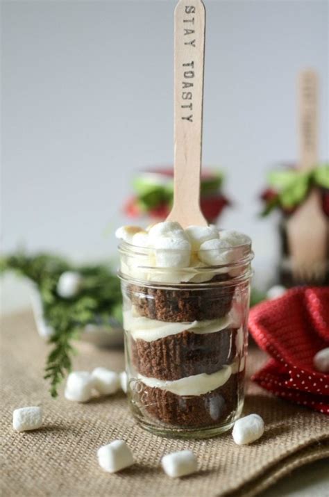 Mason Jar Toasted Marshmallow Hot Cocoa Cakes