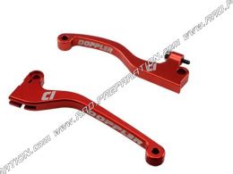 Pair Of Red Doppler Brake And Clutch Lever For Rieju Mrt From