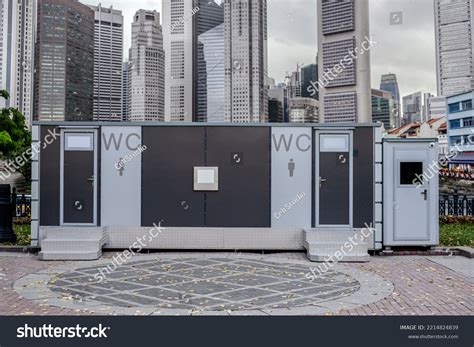 Modern Outdoor Toilet Modern Public Toilet Stock Photo 2214824839
