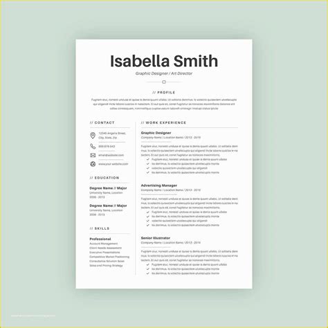 Free Simple Resume Templates Of Basic Resume Templates 15 Examples To