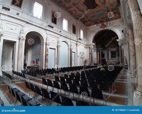 Roma Navata Centrale Della Basilica Di Santa Anastasia Al Palatino